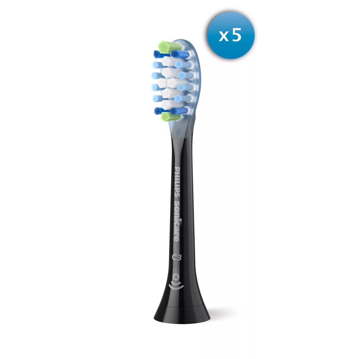 EAN 8720689036962 - Philips Sonicare HX9045/88 cepillo de cabello 5 pieza(s) Negro imagen 1