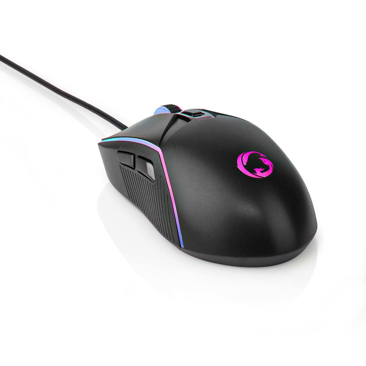 EAN 5412810411269 - Nedis GMWD510BK ratón Juego mano derecha USB tipo A Óptico 7200 DPI imagen 8