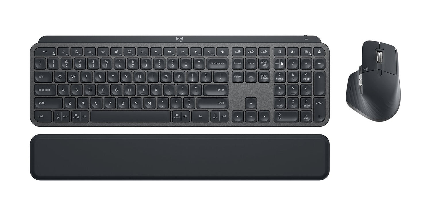 Teclado Inglés Logitech Mx Keys Combo For Business Gen 2 Ratón Rf Wireless + Bluetooth Qwerty Grafito