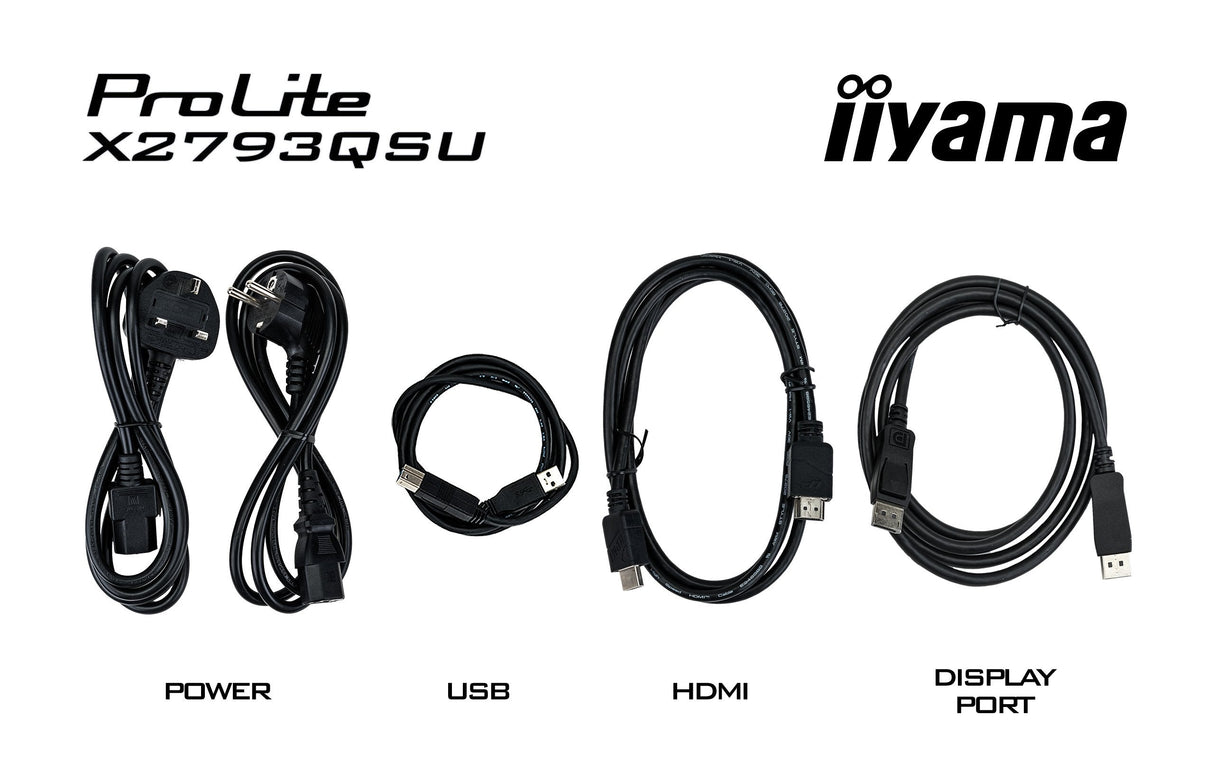 Monitor Iiyama 27" X2793qsu-B1 16:9 Hdmi+Dp+2xusb Ips