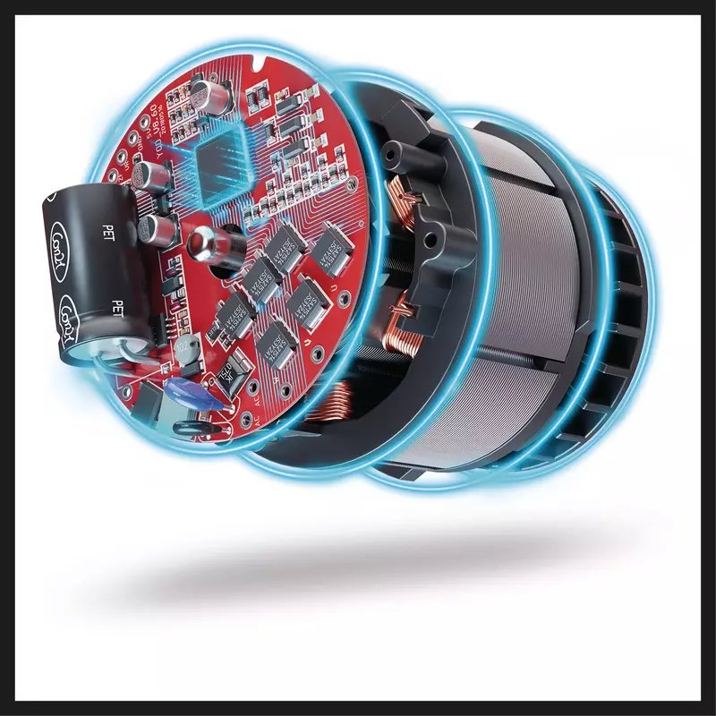 Taladro Percutor Inalámbrico Profesional Einhell Tp-Hd 18/26 D Li Bl - Solo 4514270 (Negro/Rojo, Sin Batería Ni Cargador, En Estuche Electrónico)