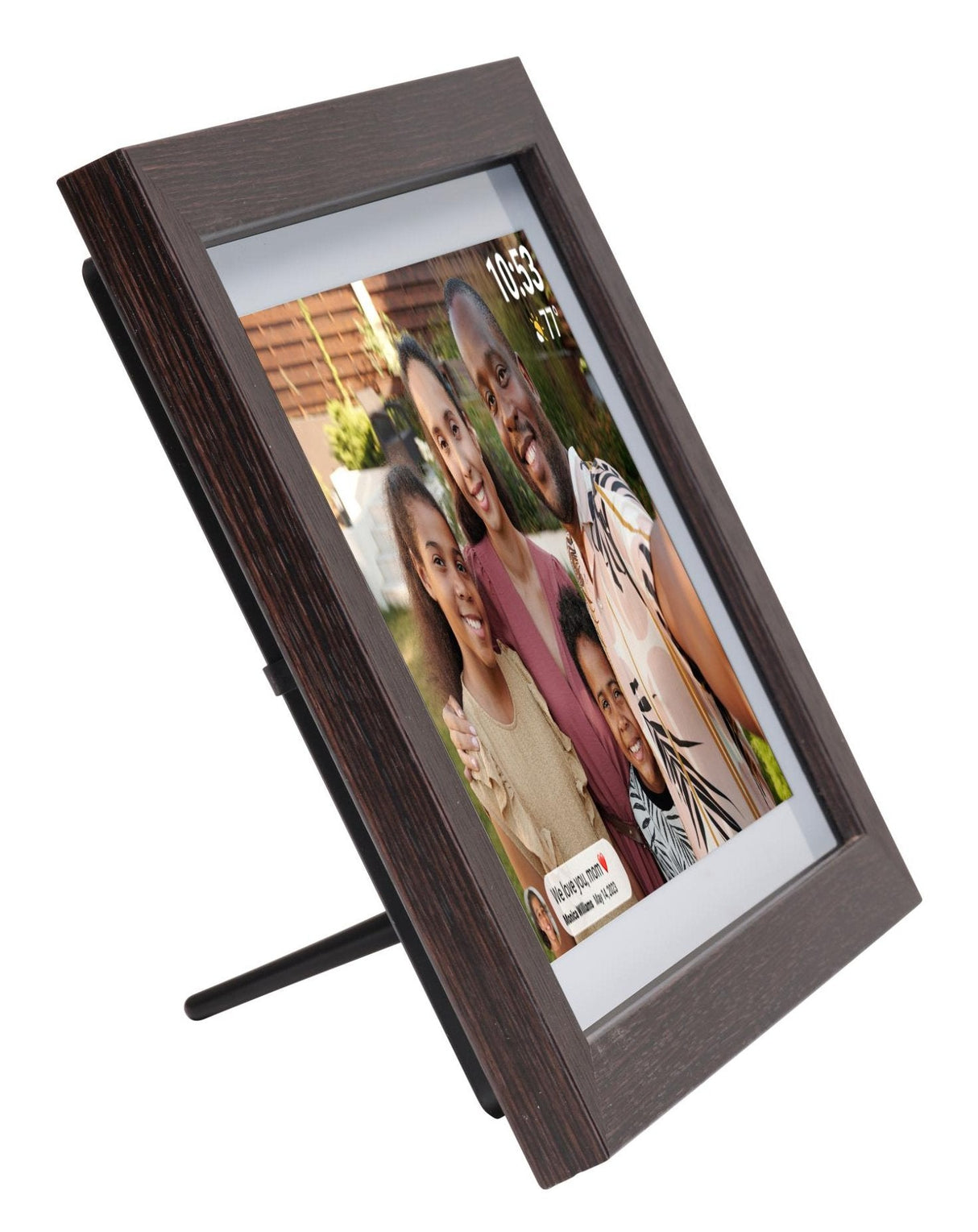 EAN 5706751070310 - Denver PFF-1042DWMK2 marco fotográfico digital Madera 25,6 cm (10.1") Pantalla táctil Wifi imagen 7