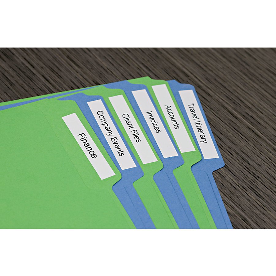 Tape D1 Black On White 9mmx7m