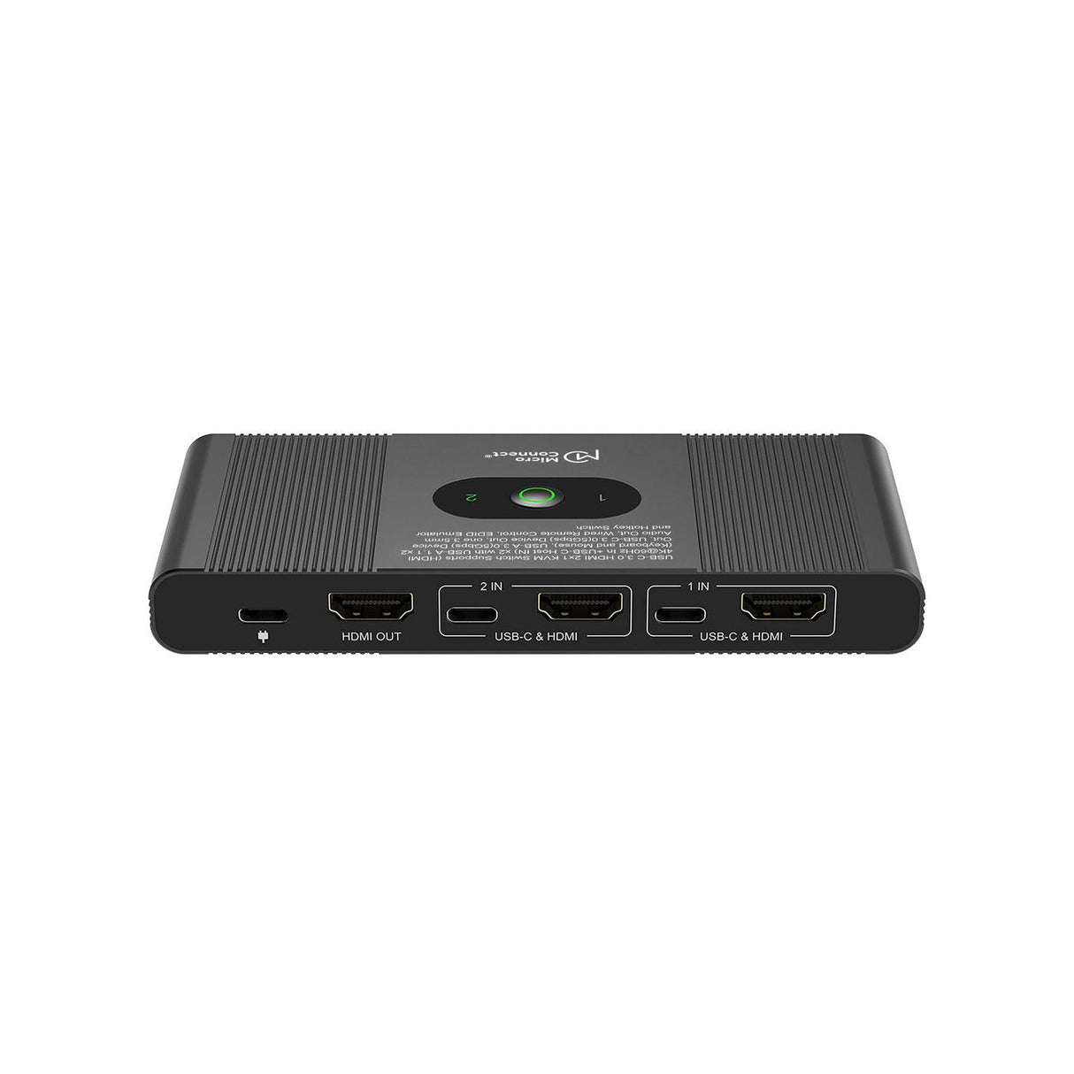 Hdmi & Usb-C Kvm Switch 2-Port