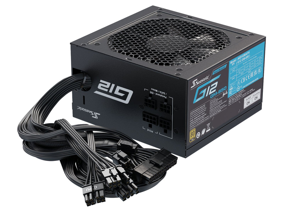 EAN 4711173878513 - Seasonic Focus G12 GM unidad de fuente de alimentación 850 W 20+4 pin ATX ATX Negro imagen 4