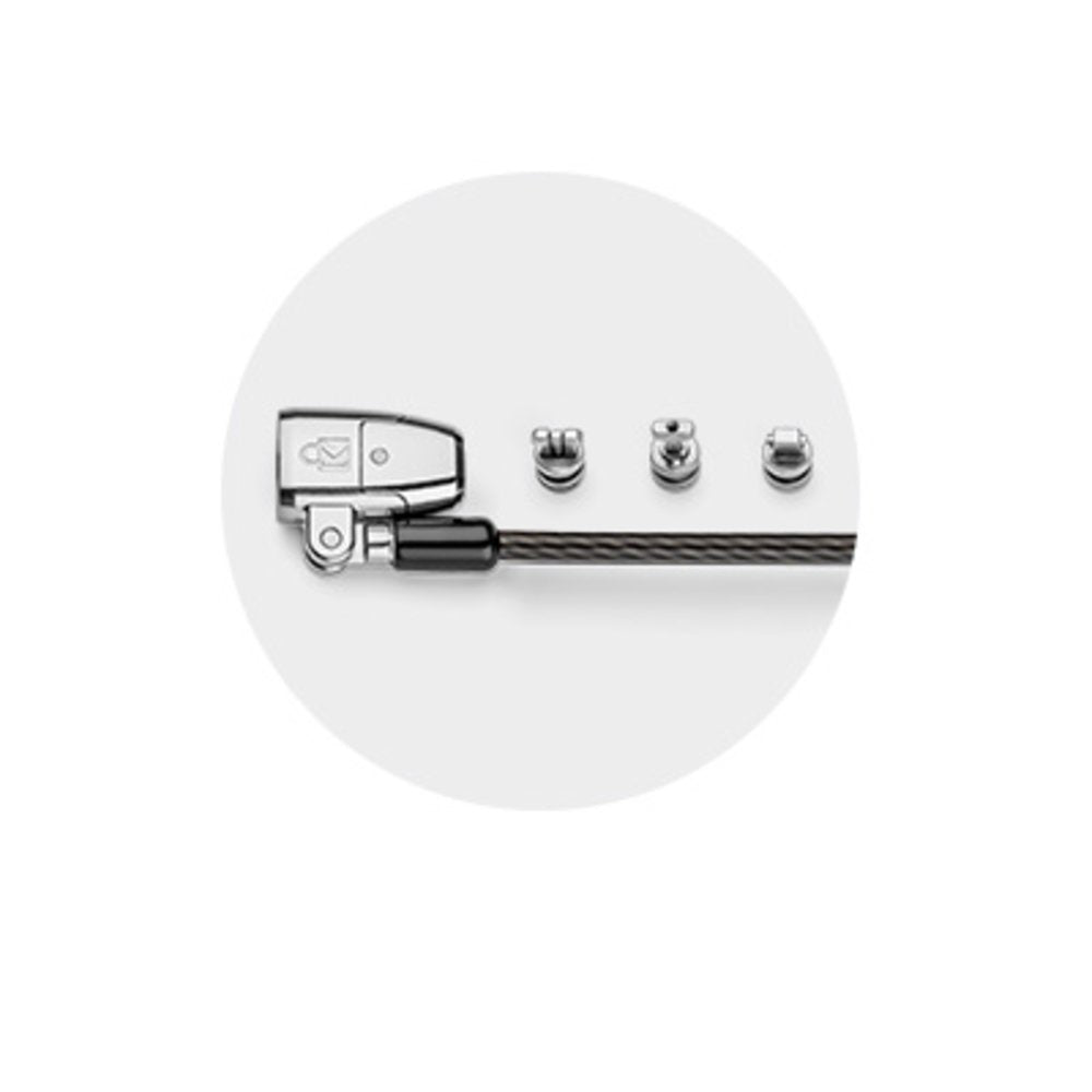 Kensington Clicksafe 2.0 Universal Keyed Laptop Lock Cable Antirrobo Negro 1,8 M