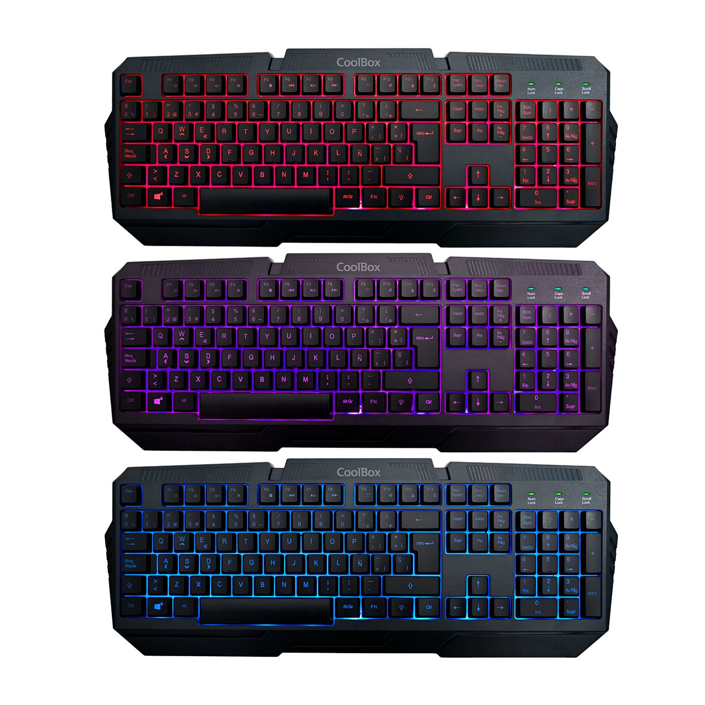 EAN 8437011128188 - CoolBox Pack gaming DeepX-Wing 2 teclado Ratón incluido Juego USB QWERTY Español Negro imagen 2