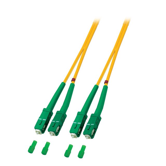 Efb Elektronik O2561.10 Cable De Fibra Optica 10 M Sc/Apc Os2 Amarillo