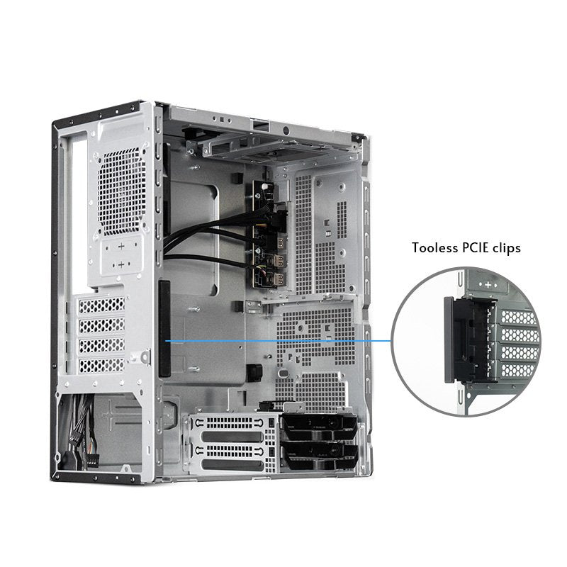 EAN 0753263078889 - Chieftec Midi Tower BS-20B-OP, Schwarz o.NT Negro imagen 6