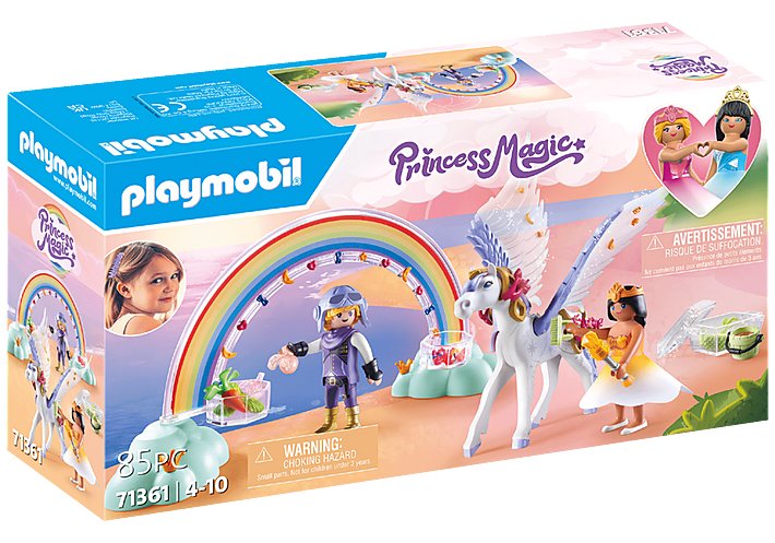 Playmobil 71361 Princesa Mágica Celestial Pegaso Con Arcoiris, Juguete De Construcción