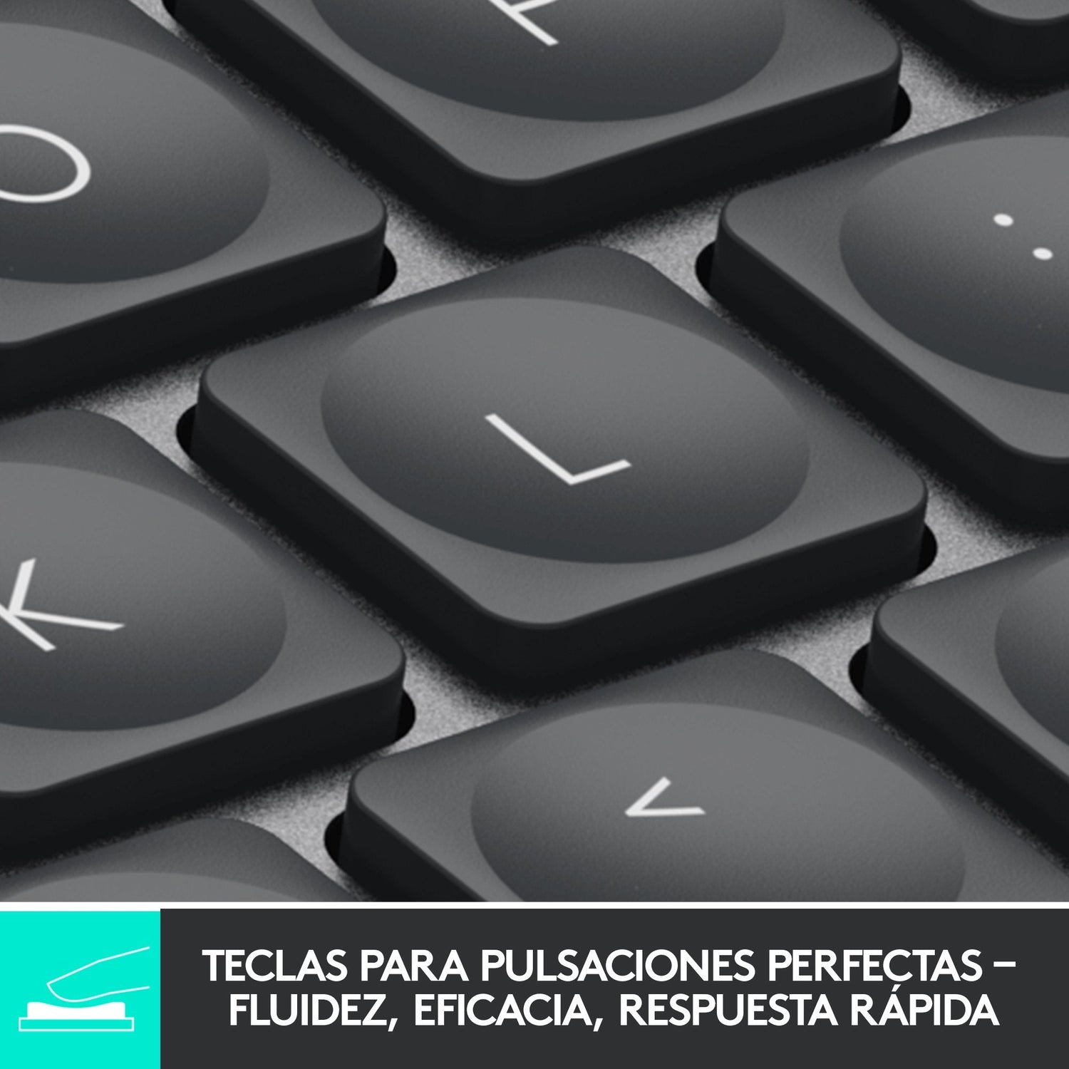 Teclado Español Logitech Mx Keys Mini Rf Wireless + Bluetooth Qwerty Grafito
