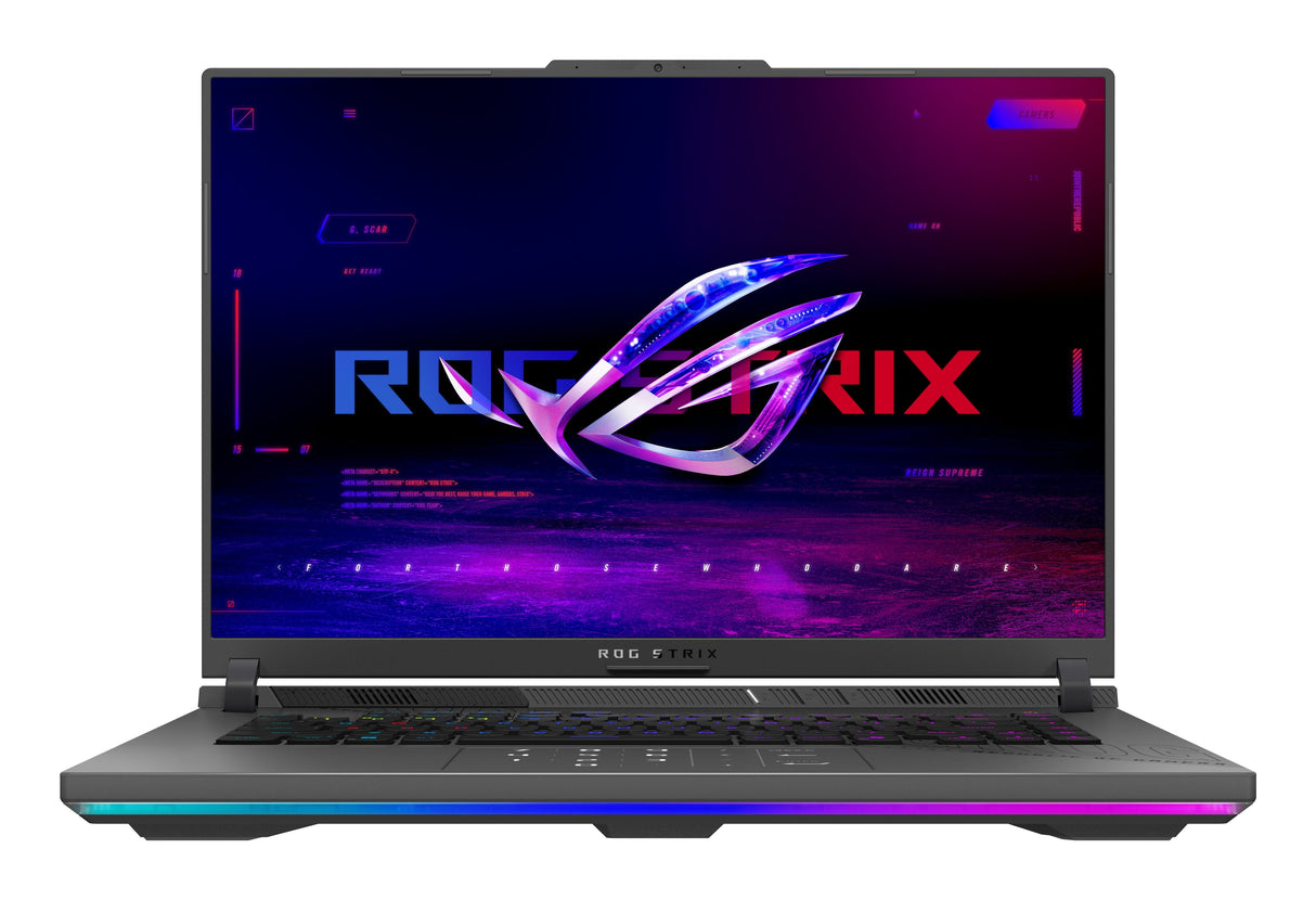 Portátil Gaming Asus 16" Rog Strix G16 G614fr-S5151 De Wqxga 240hz (Amd Ryzen 9 9955hx3d, 32gb Ram, 1tb Ssd, Nvidia Rtx 5070 Ti 12gb, Sin Sistema Operativo) Gris Eclipse - Teclado Qwerty Español