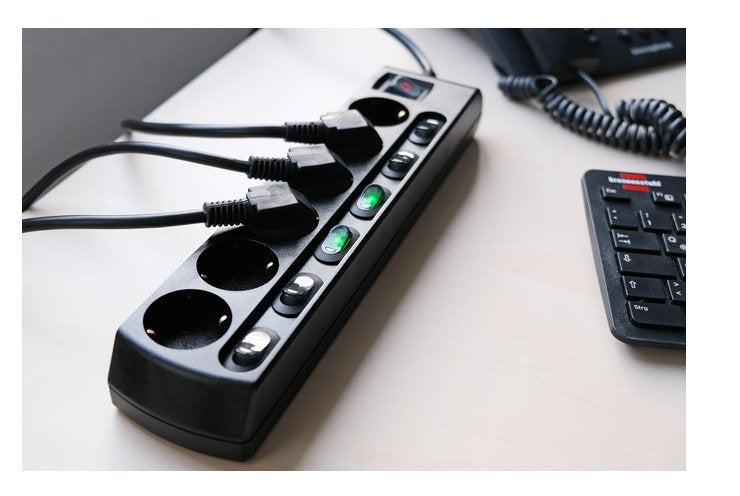 Brennenstuhl Regleta De 6 Vías Conmutable Individualmente 1153110116