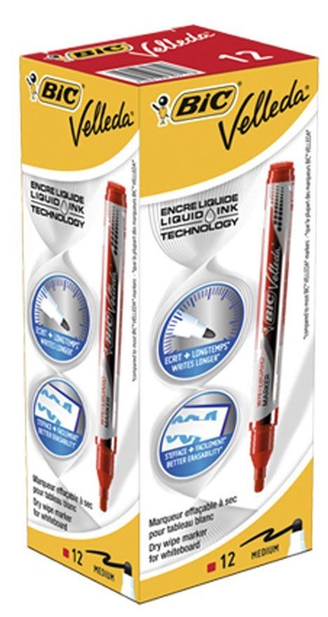 EAN 3086123307148 - BIC 902089 marcador 12 pieza(s) Punta redonda Rojo imagen 2