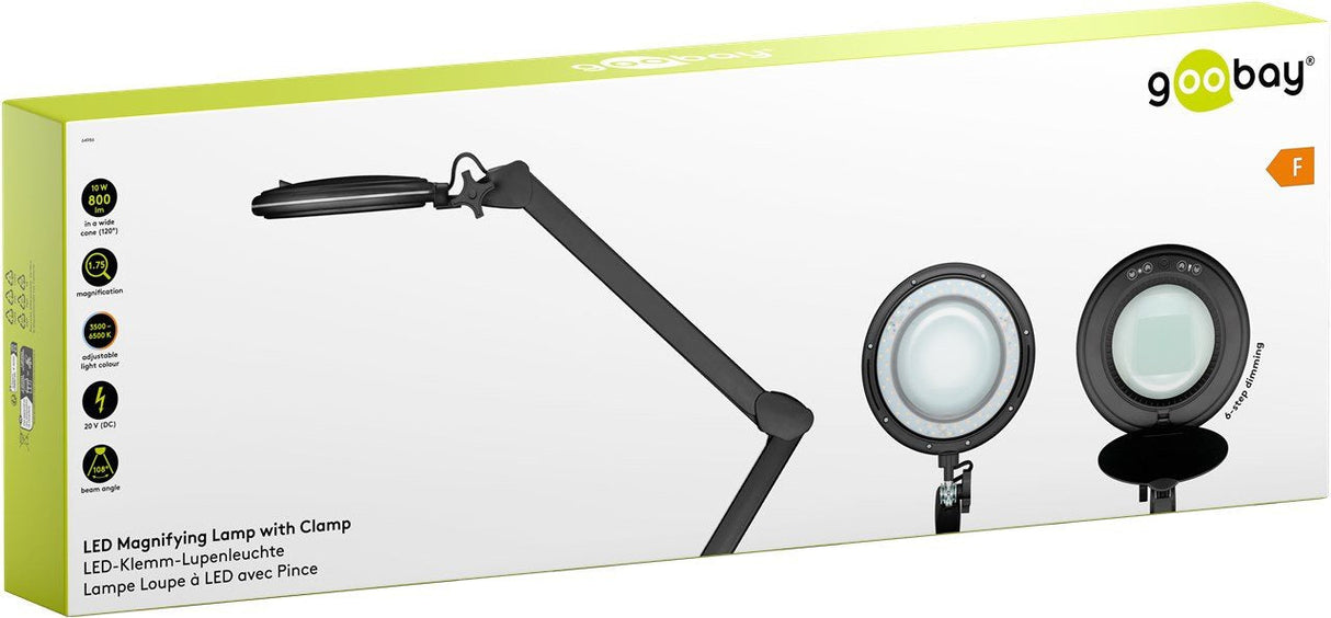 Lupa 10w 800lm 127mmx 60led Dim Klemm S