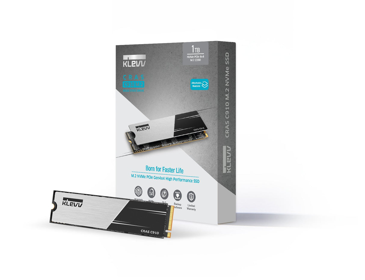EAN 4895194901617 - Klevv CRAS C910 1 TB M.2 PCI Express 4.0 NVMe TLC 3D NAND imagen 13