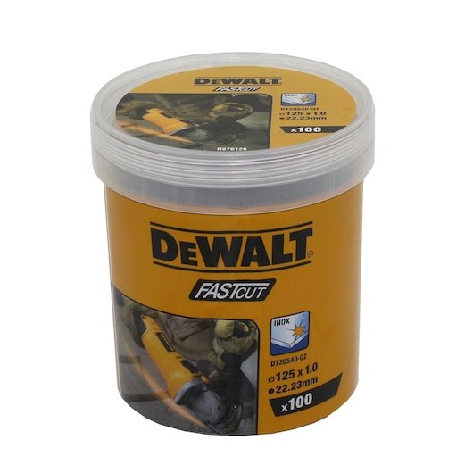 Tarcza Metal 125x1,0mm Inox /100szt Dt2054 .Dewalt