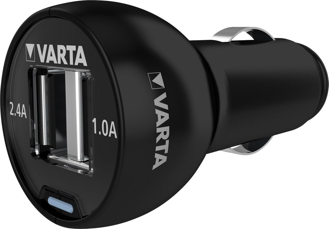 Varta Portable Cargador Usb Dual Para Coche