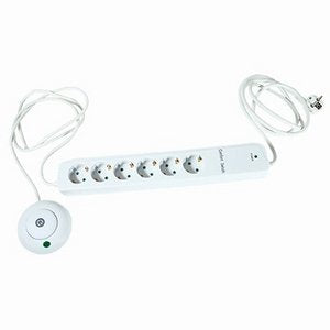 EAN 4006341682772 - REV 00251201 base múltiple 1,5 m 6 salidas AC Interior Blanco imagen 1
