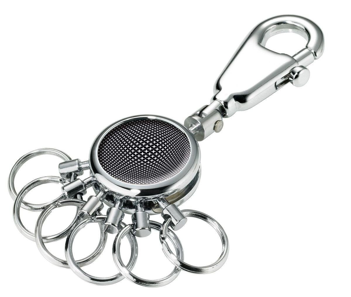EAN 4024023480225 - TROIKA BLACK VISION Llavero de anilla Negro, Plata imagen 1