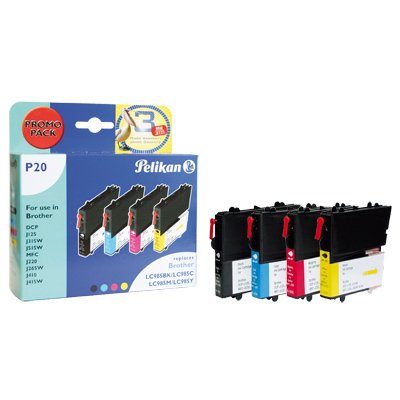 EAN 4018474106902 - Pelikan 4106902 cartucho de tinta 4 pieza(s) Negro, Cian, Magenta, Amarillo imagen 1
