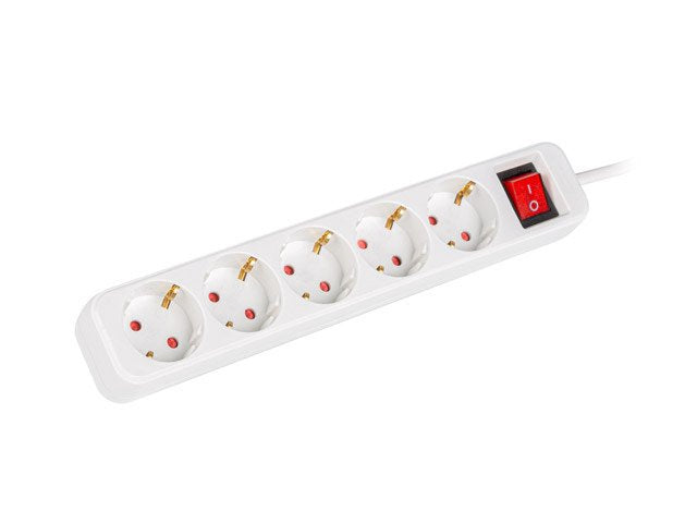EAN 5901969429169 - Lanberg PS1-05F-0150-W base múltiple 1,5 m 5 salidas AC Interior Blanco imagen 4