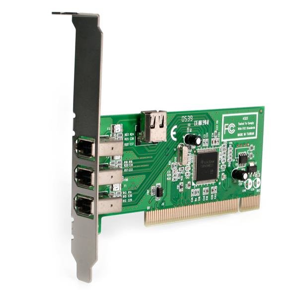 Controladora Pci Startech Firewire 400 4p (3ext + 1int)