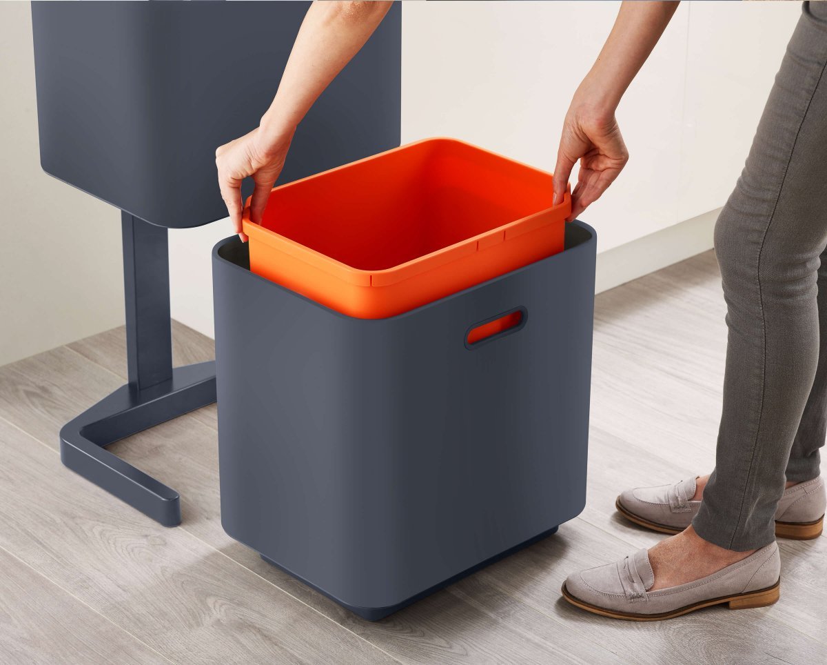 Joseph Joseph Totem Max 60 L 2 Cesta(S) Grafito, Naranja