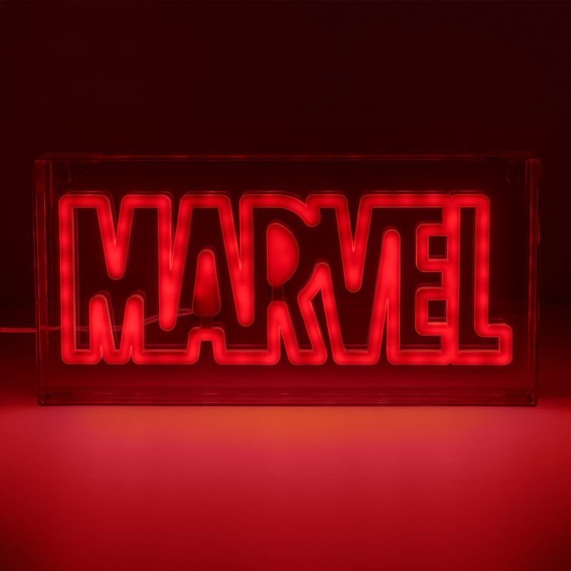Lampara Led Logo Marvel
