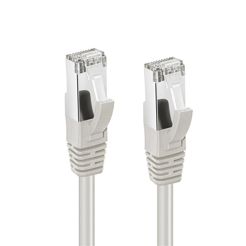 Cat6a S/Ftp 15m Grey Lszh Shielded Network Cable, Lszh,