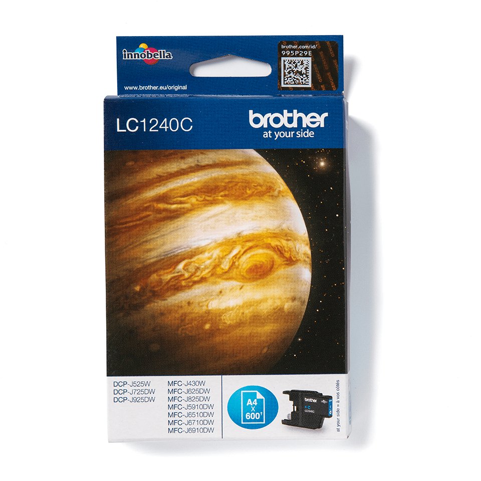 EAN 4977766694018 - Brother LC1240C cartucho de tinta 1 pieza(s) Original Cian imagen 1