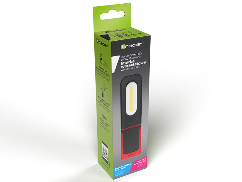 Tracer Omni Led 2x3w 1200mah Workshop Flashlight