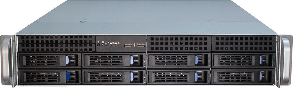 EAN 4260133126381 - Inter-Tech IPC 2U-2408 Estante Negro, Acero inoxidable imagen 3