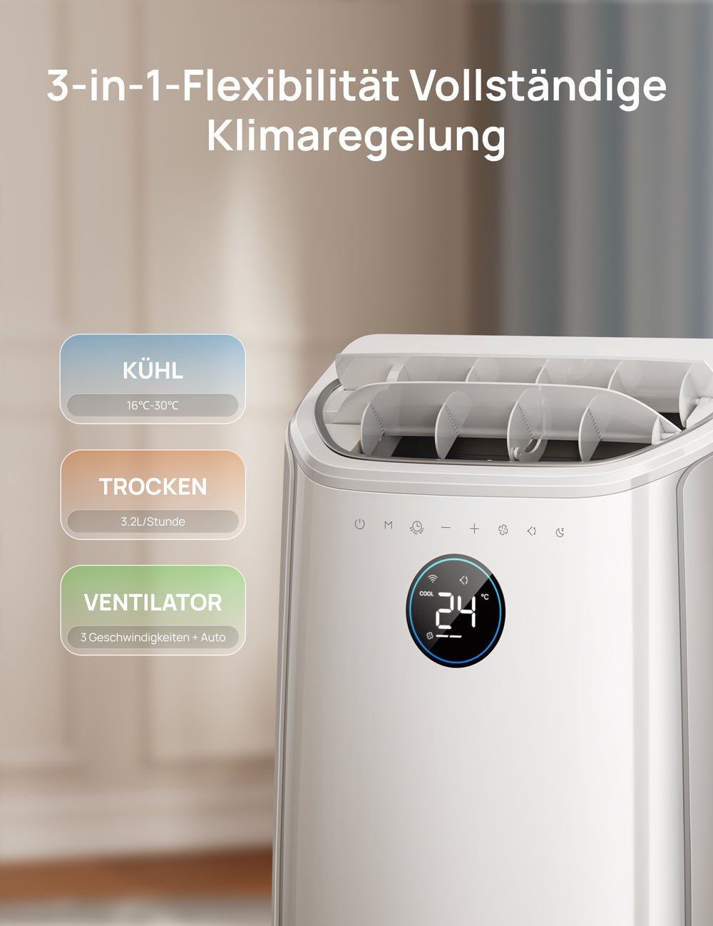 Dreo - Portable Air Conditioner, Ac515 - Smart