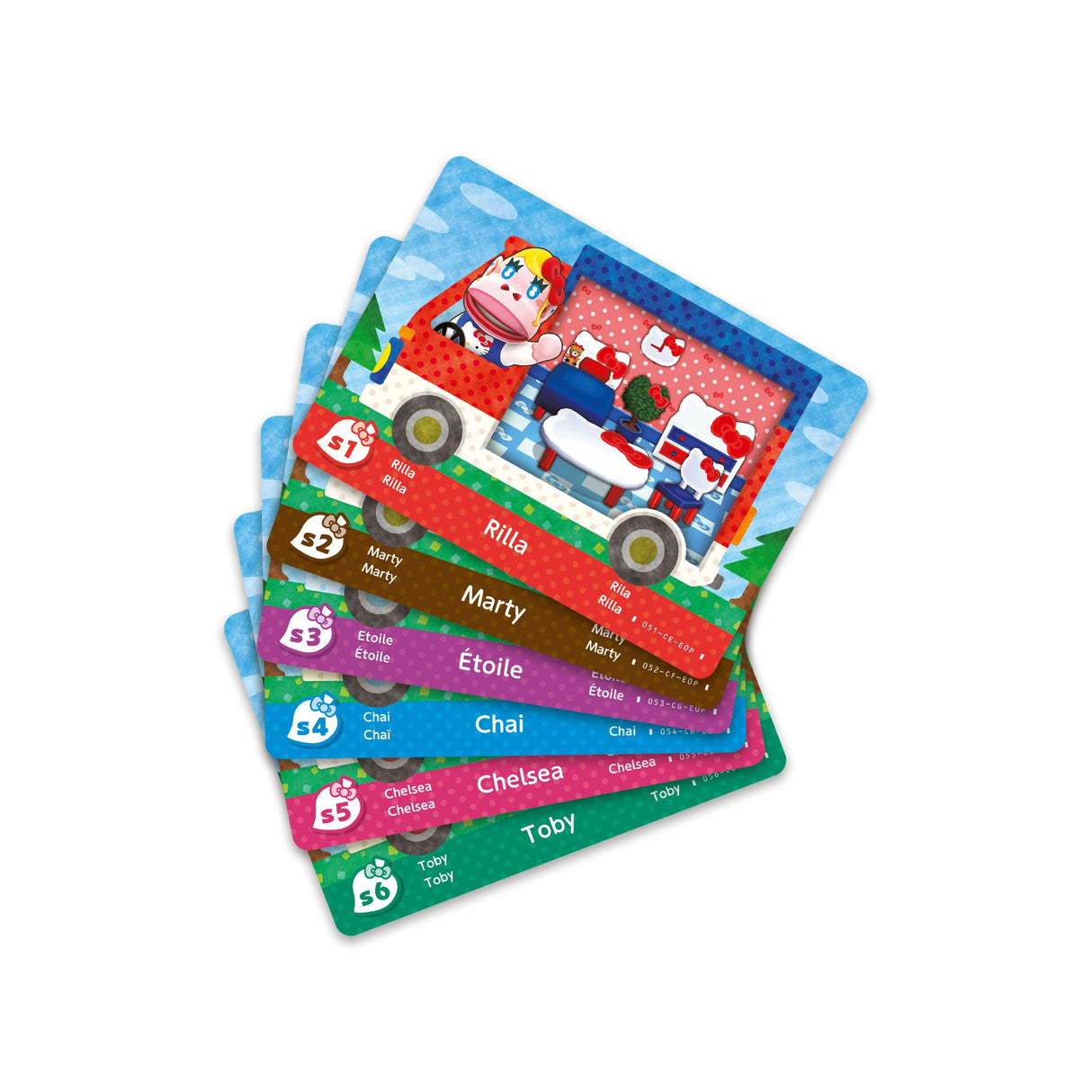 Pack 6 Tarjetas Amiibo Animal Crossing - Wii U