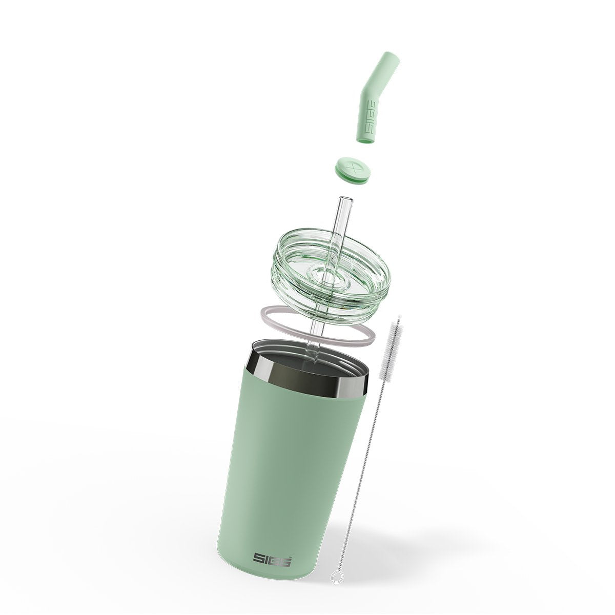EAN 7630135601518 - SIGG 6015.10 taza de viaje 450 ml Verde Acero inoxidable imagen 2