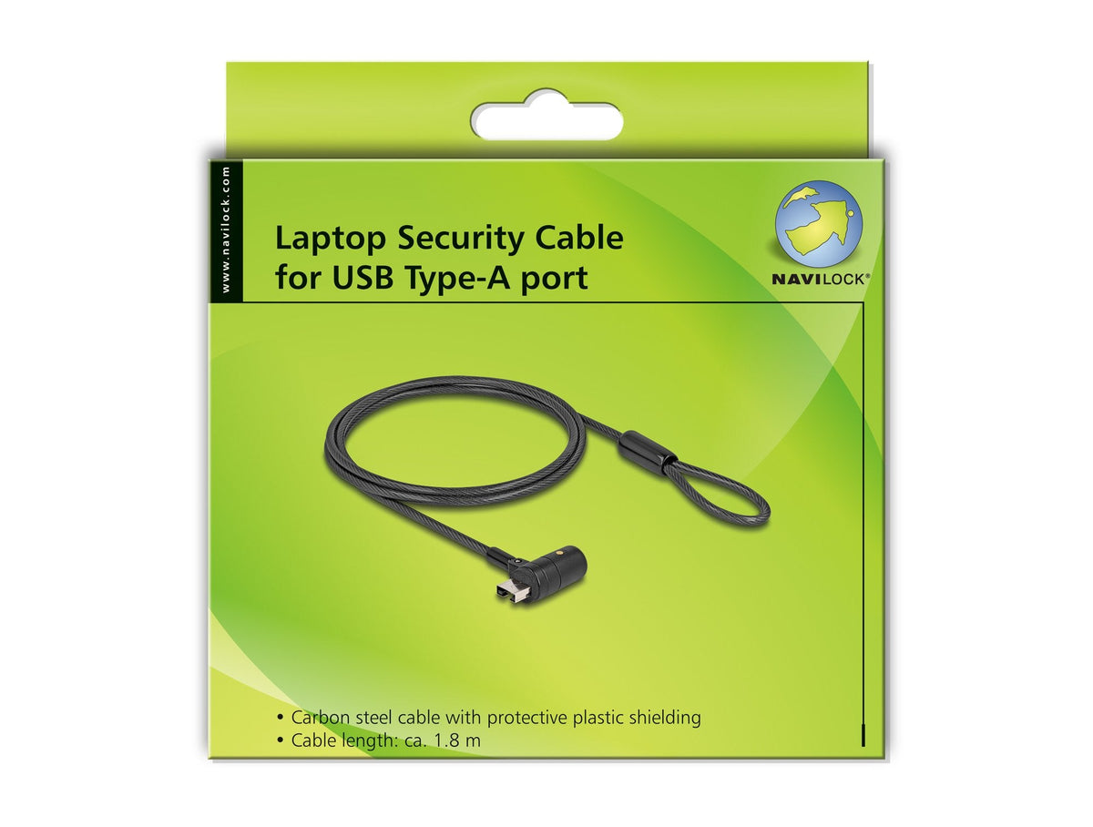 Navilock Notebook Sicherungskabel Para Usb Typ-A Hembra Con Schlüssel