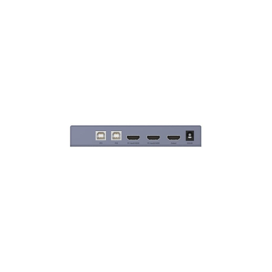 EAN 4894160048301 - UNITEK V307A interruptor KVM Gris imagen 4