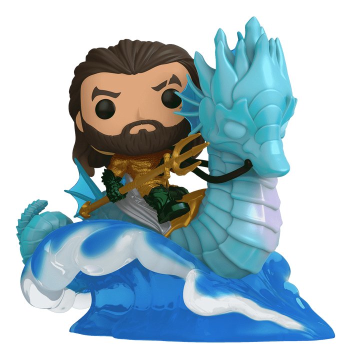 Figura Pop Ride Deluxe Dc Comics Aquaman Y El Reino Perdido Aquaman On Storm