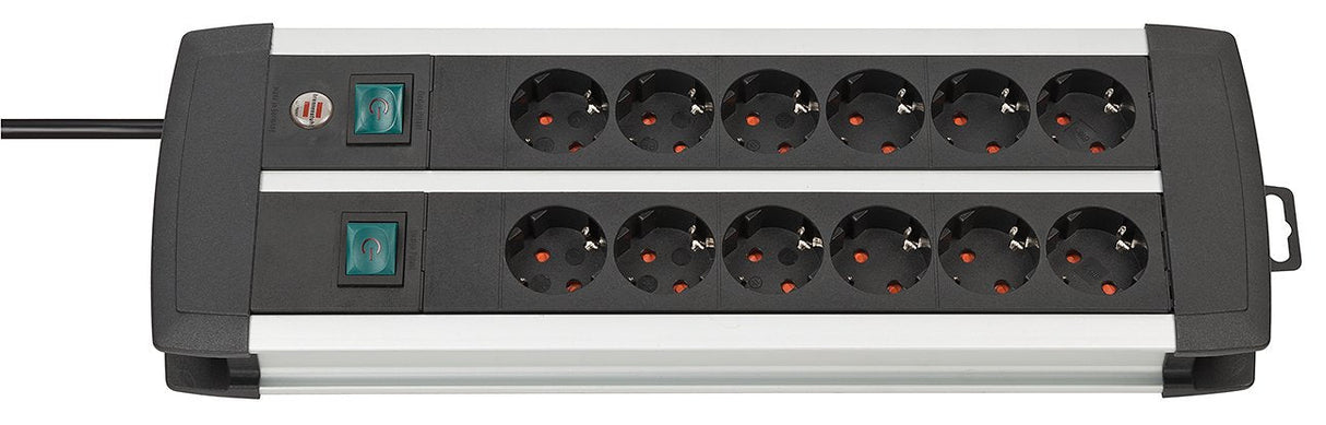 EAN 4007123650439 - Brennenstuhl 1391000912 base múltiple 3 m 12 salidas AC Interior Negro, Blanco imagen 1
