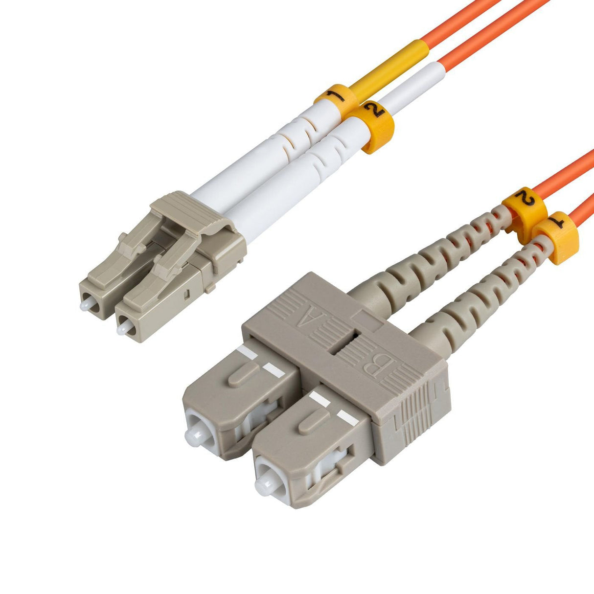 Microconnect Lc/Pc-Sc/Pc 2m Cable De Fibra Optica Naranja