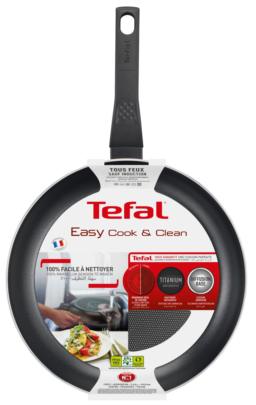 Tefal Easy Cook & Clean B5559033 Kit De Sartenes 2 Pieza(S)