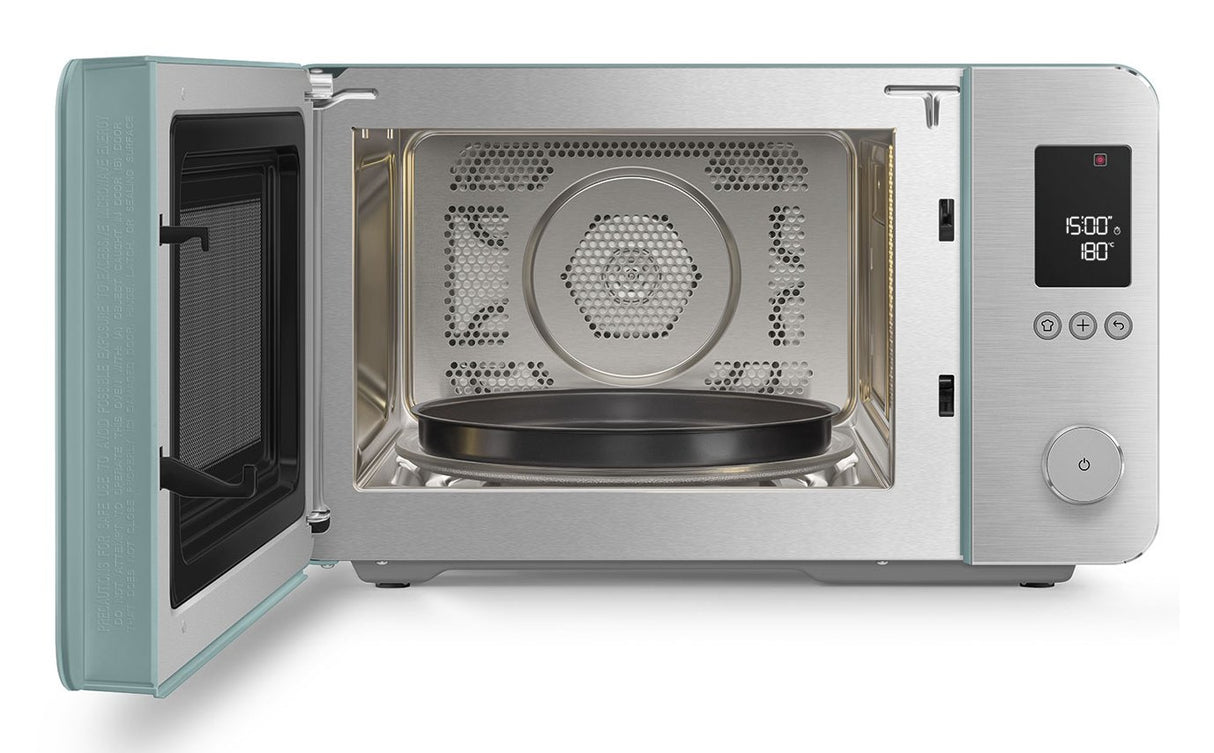 EAN 8017709356613 - Smeg MOC02EGMEU microondas Verde Microondas combinado Encimera 27 L 1450 W imagen 6