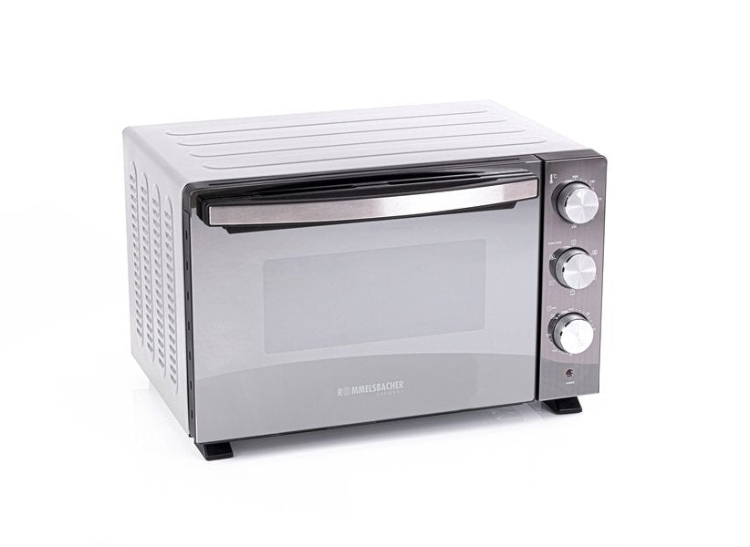 Horno Rommelsbacher Bgs 1500 Eléctrico 30 L 1500 W Negro, Plata, Mini Horno Plateado/Negro, Pequeño, Horno Eléctrico, 30 L, 1500 W, 30 L, 230 °C