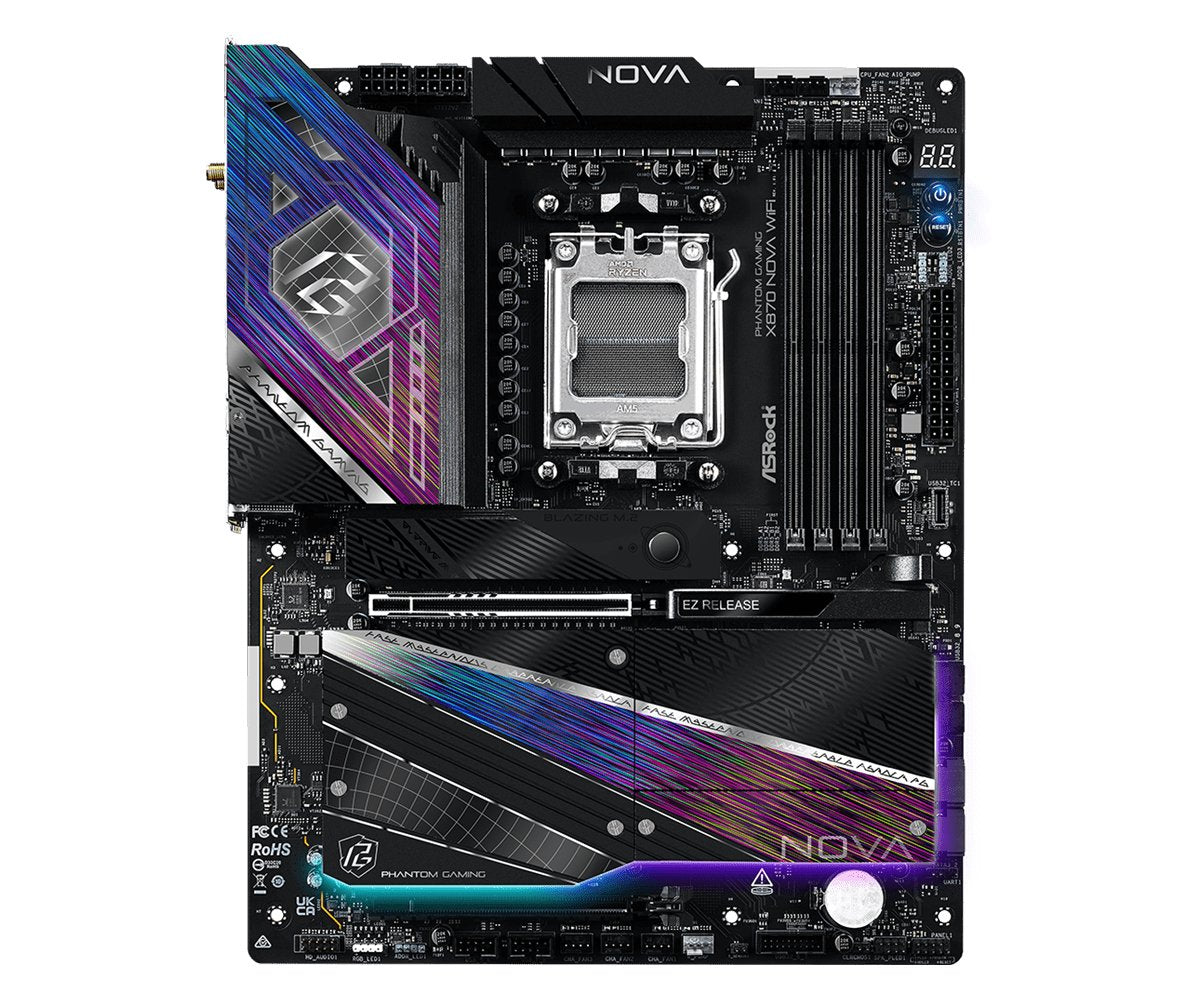 EAN 4710483942754 - Asrock X870 NOVA WIFI AMD X870 Zócalo AM5 ATX imagen 2