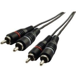 Schwaiger Cik5450 Cable De Audio 5 M 2 X Rca Negro