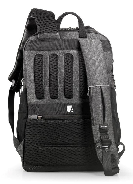 Mochila Port Designs 170401 16" Negro, Gris
