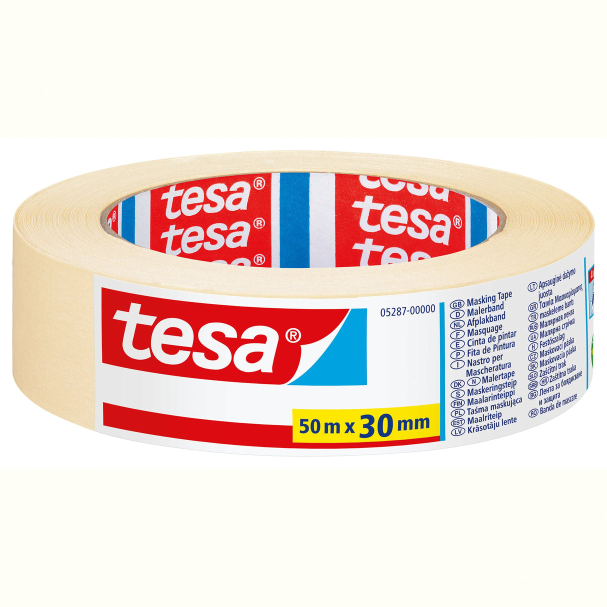 EAN 4042448804846 - TESA 05287 50 m Cinta de pintor Apto para uso en interior Papel Beige imagen 1