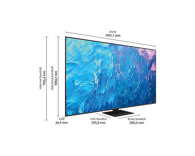 EAN 8806094807455 - Samsung GQ85Q70CAT 2,16 m (85") 4K Ultra HD Smart TV Wifi Gris, Titanio imagen 3