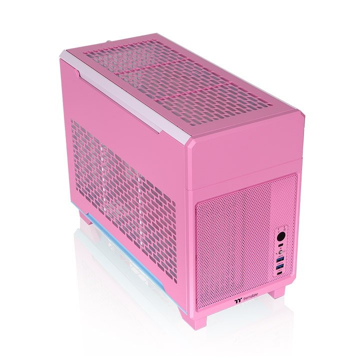 Caja Pc Thermaltake Tr100 Mini Tower Rosa